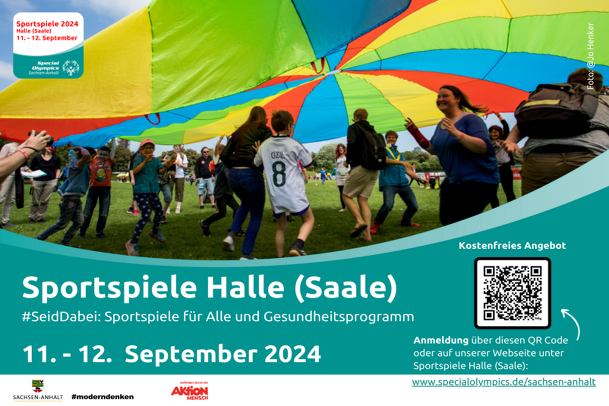 Sportspiele für Alle und Gesundheitsprogramm am 11. und 12. September 2024 in Halle (Saale)