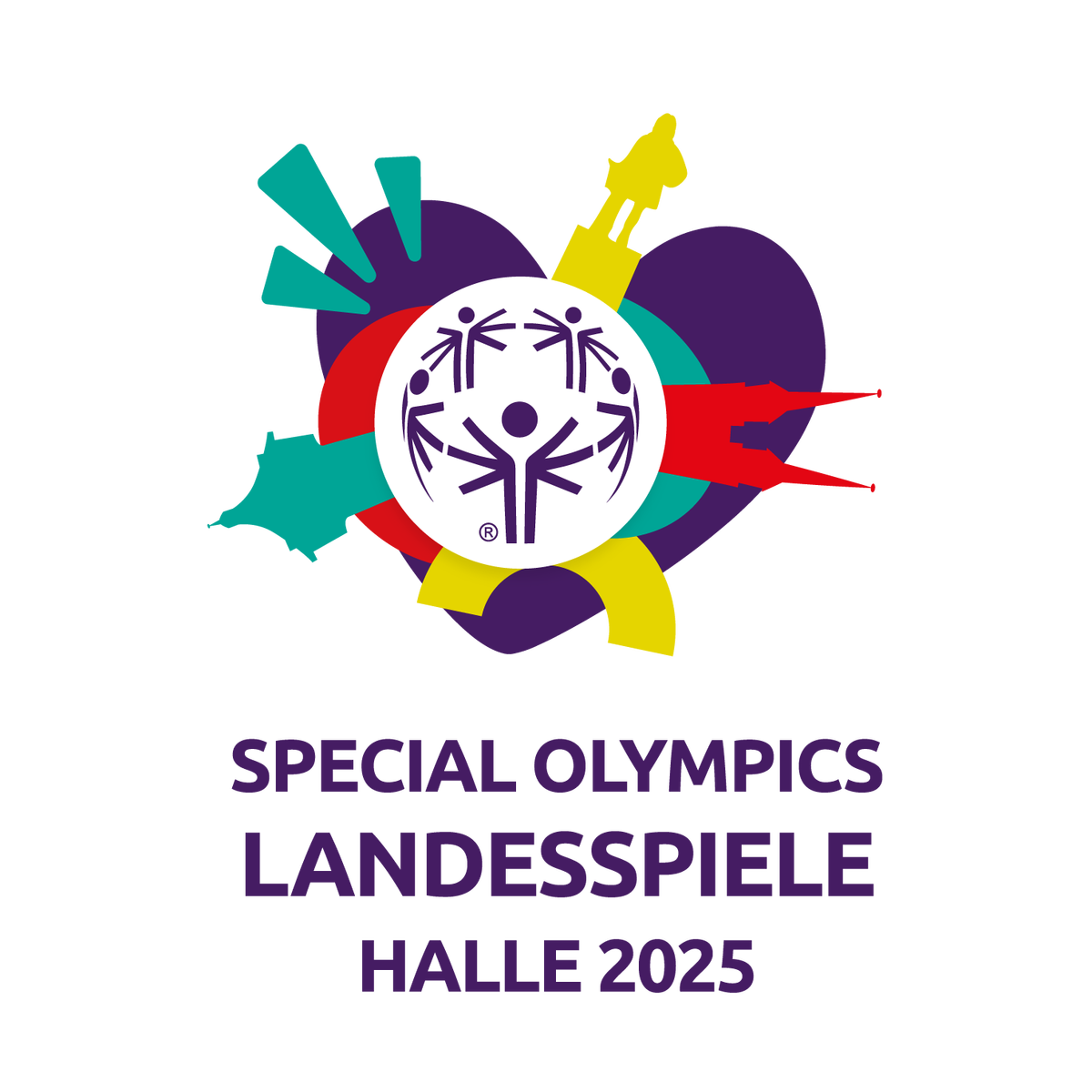 Logo der Landesspiele 2025 von Special Olympics Sachsen-Anhalt in Halle (Saale) Logo der Landesspiele 2025 von Special Olympics Sachsen-Anhalt in Halle (Saale)
