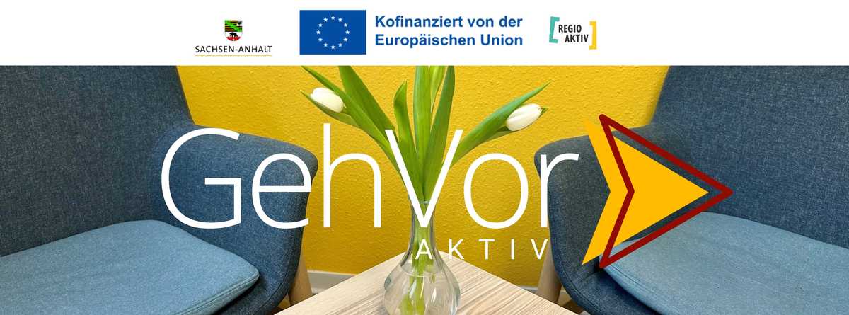 Logo des Projektes von GehVor Aktiv Logo des Projektes von GehVor Aktiv
