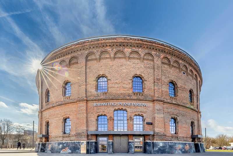 Ansicht Planetarium am Holzplatz im ehemaligen Gasometer